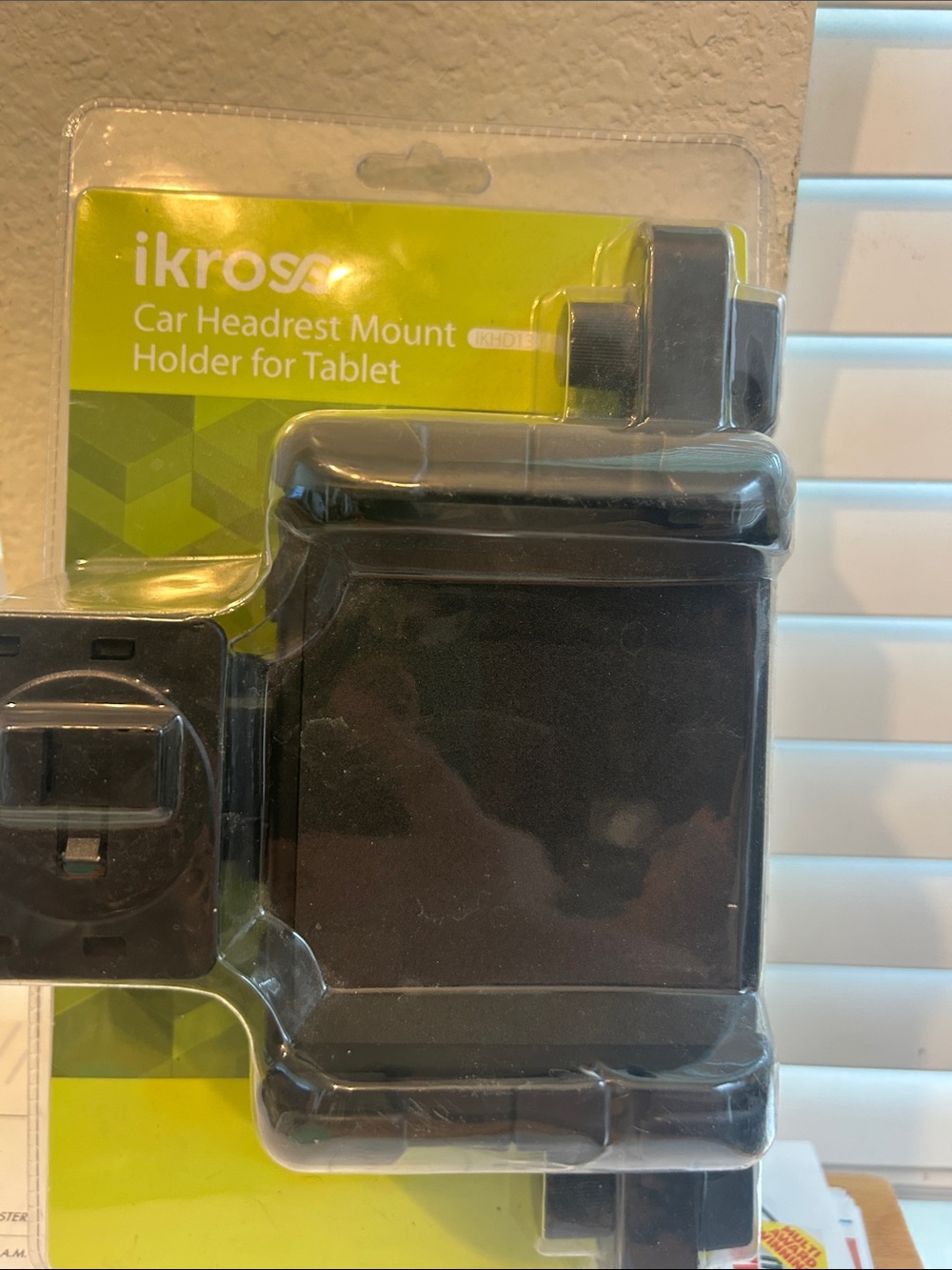 ikross Car Headrest Tablet Holder in Black